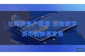比特派账户管理 这些数字货币的快速发展