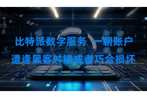 比特派数字服务 一朝账户遭逢黑客舛错或者巧合损坏