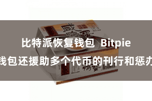 比特派恢复钱包 Bitpie钱包还援助多个代币的刊行和惩办