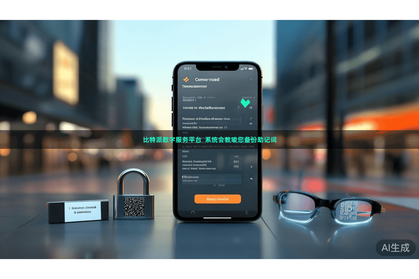 比特派数字服务平台  系统会教唆您备份助记词