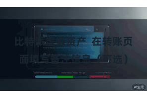 比特派虚拟资产  在转账页面填写备注信息（可选）