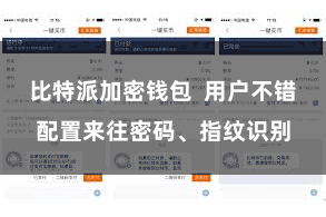 比特派加密钱包  用户不错配置来往密码、指纹识别