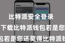 比特派安全登录  第二步：下载比特派钱包若是您还莫得比特派钱包