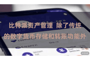 比特派资产管理  除了传统的数字货币存储和转账功能外